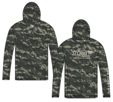 St. Croix Covert Hooded Long Sleeve Shirt 1 St. Croix Covert Hooded Long Sleeve Shirt