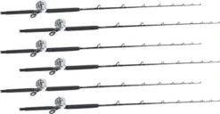 Shimano Talica TAC20BFC / TackleDirect Platinum Hook White Marlin Package W/ 6 Combos